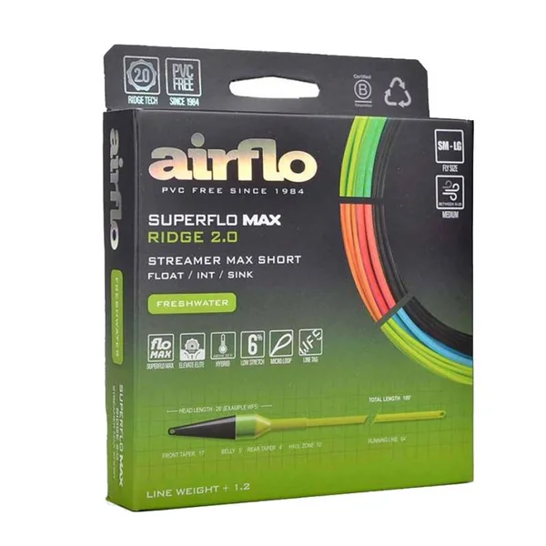 Airflo Superflo Max Ridge 2.0 Streamer Max Short