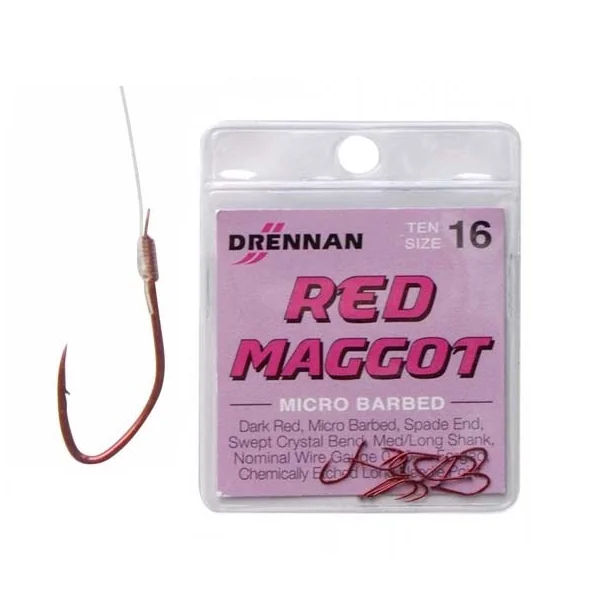 ANZUELO DRENNAN RED MAGGOT