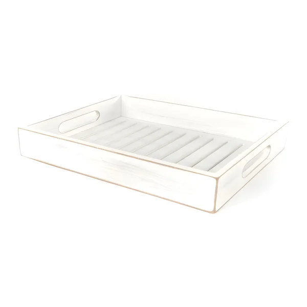 Bandeja de 34 x 23 cm blanca