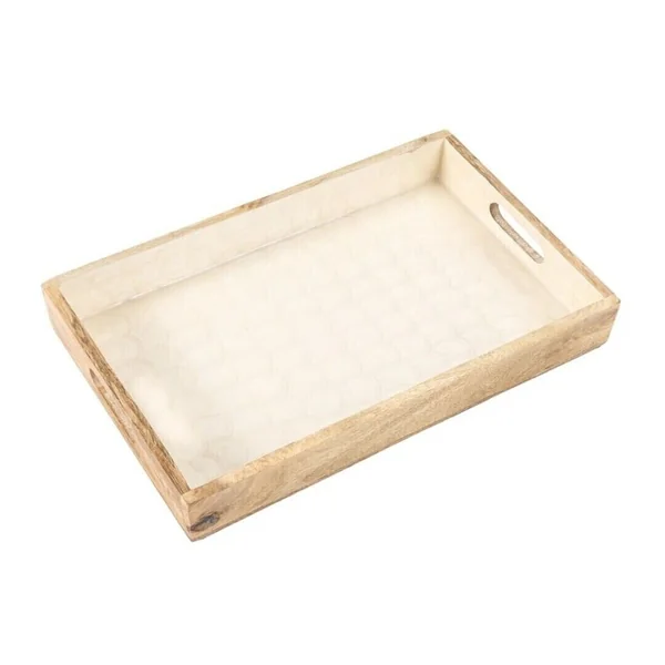 Bandeja de 41 x 26 cm de madera