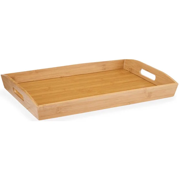 Bandeja de 43 x 29,5 cm de bambú