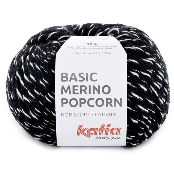 Basic Merino Popcorn de 50 gr - Katia - Imagen 4