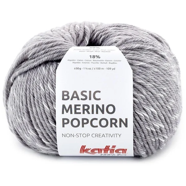 Basic Merino Popcorn de 50 gr - Katia - Imagen 5