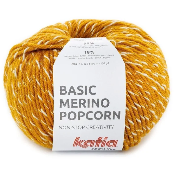 Basic Merino Popcorn de 50 gr - Katia - Imagen 9