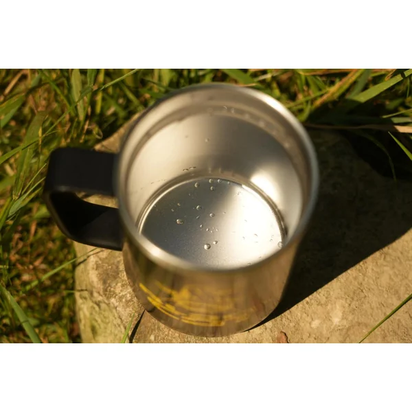 Black Cat Taza térmica de acero inoxidable