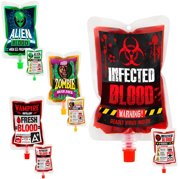 Bolsa de sangre artificial de diseños - 1 unidad