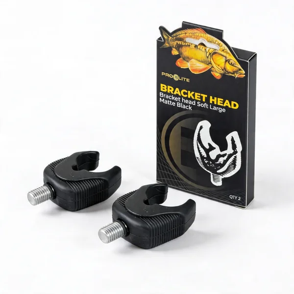 Bracket Head Soft Large Matte Black 2 Units - Imagen 2