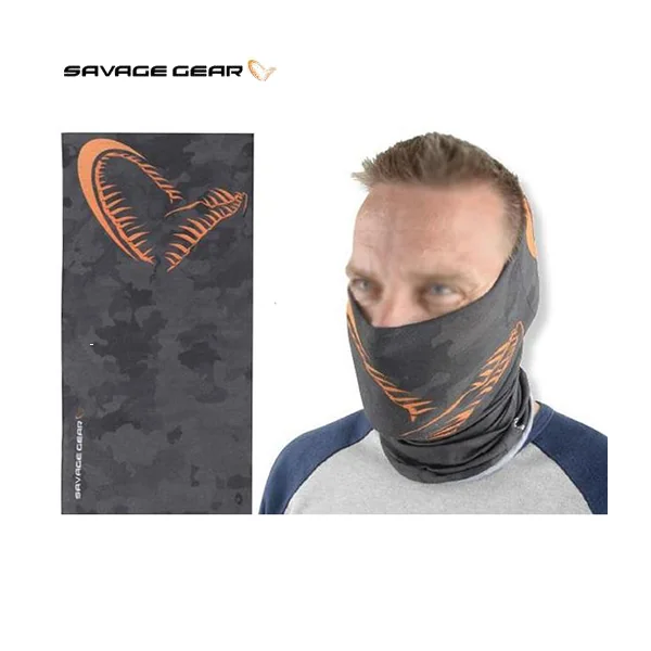 Braga De Cuello Savage Gear Black Savage Tec-Tube W/Fleece