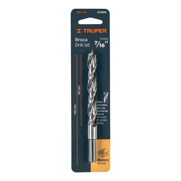 BROCA CON PUNTA CENTRADORA PARA MADERA 7/16', TRUPER