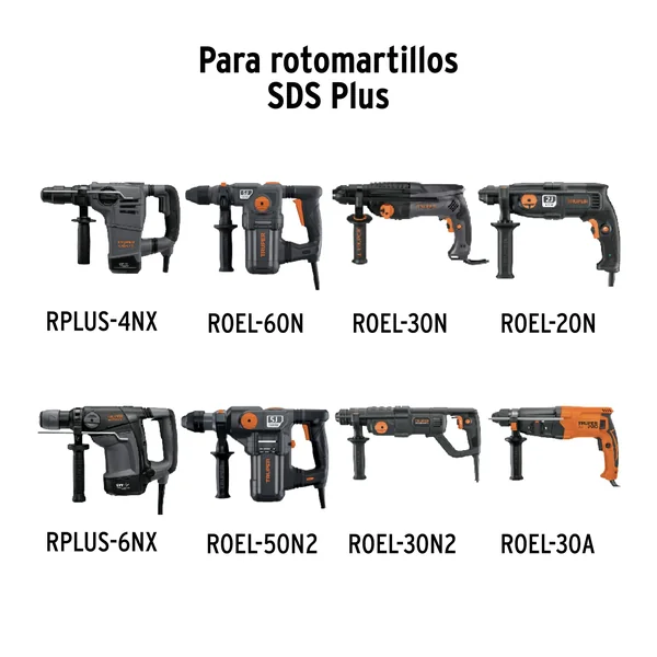 BROCA SDS PLUS 3/8 X 8', TRUPER - Imagen 5