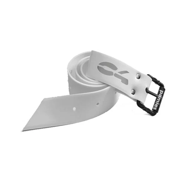 C4 Cinturón Marselles Hebilla Nylon Blanco