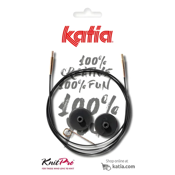 Cable intercambiable para aguja circular de 40 a 100 cm - Katia