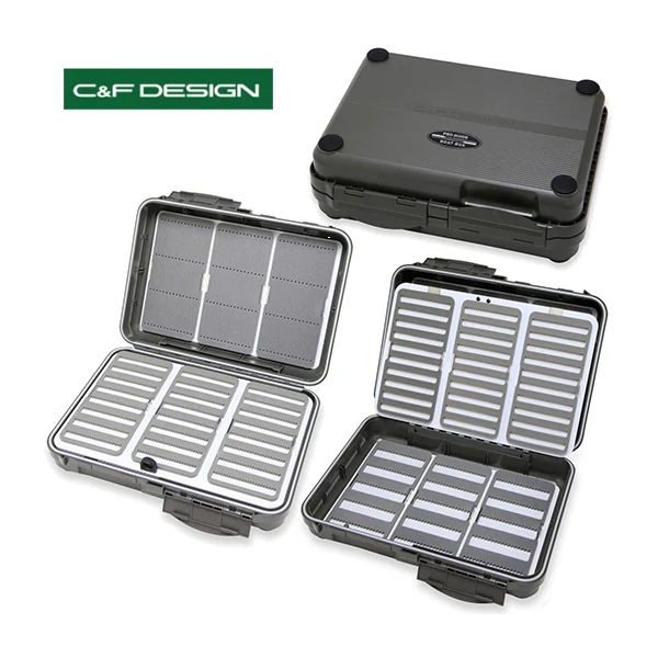Caja De Mosca C&F Trout Guide Box 12 Large System Foams