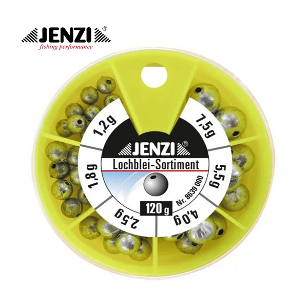 Caja Plomos Inline Variada Jenzi Bleischrot Dose 120 G