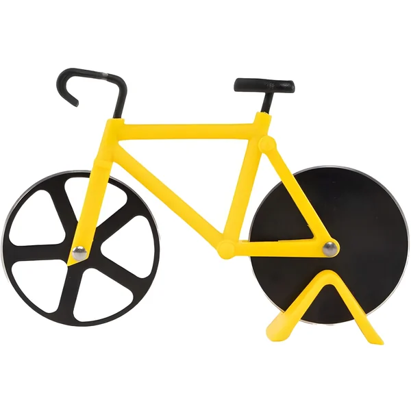 Cortapizza con forma de bicicleta