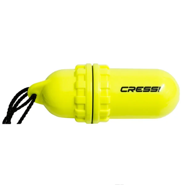 Cressi huevo estanco amarillo (14 cm)