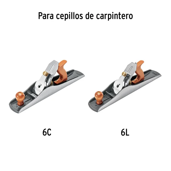 CUCHILLA PARA CEPILLO DE CARPINTERO # 6, TRUPER - Imagen 3