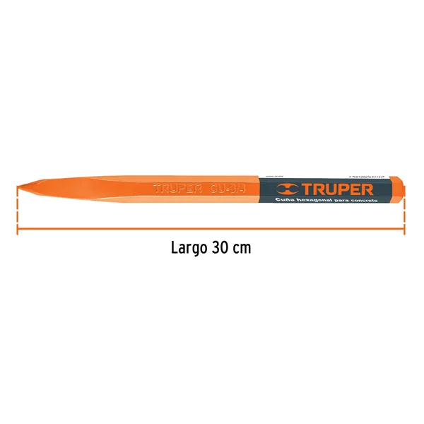 CUÑA PARA CONCRETO DE 3/4', TRUPER - Imagen 3