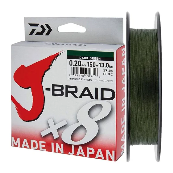 Daiwa J Braid X8 Verde