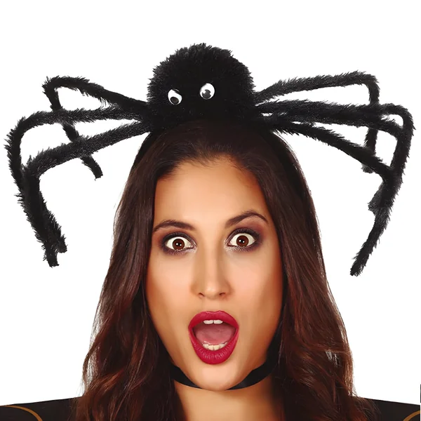 Diadema de araña negra