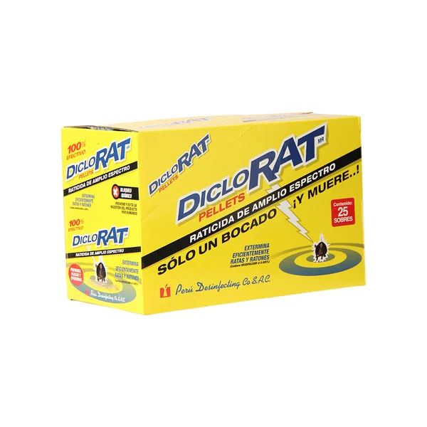 DICLORAT RATICIDA PELLETS 25GR