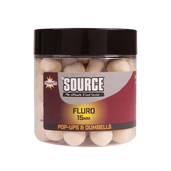 Dynamite baits fluro pop-up the source 15mm