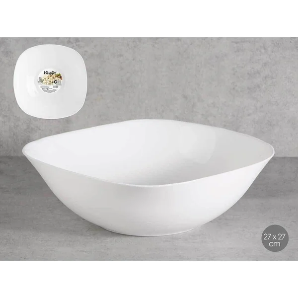 Ensaladera de 27 cm de opal blanco - Imagen 3