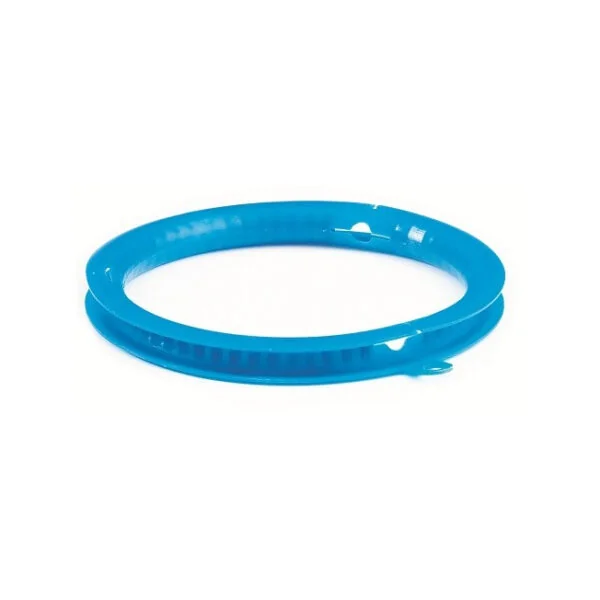 Evia plegador de plástico circular (azul)