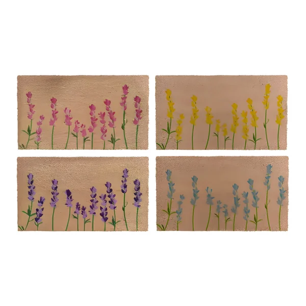 Felpudo flores de colores - DCasa