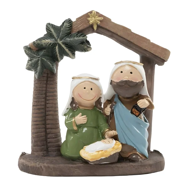 Figura de Nacimiento de resina de 10,20 cm