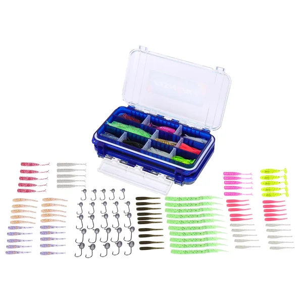 Fish4All Small Softbait Kit (105pcs)