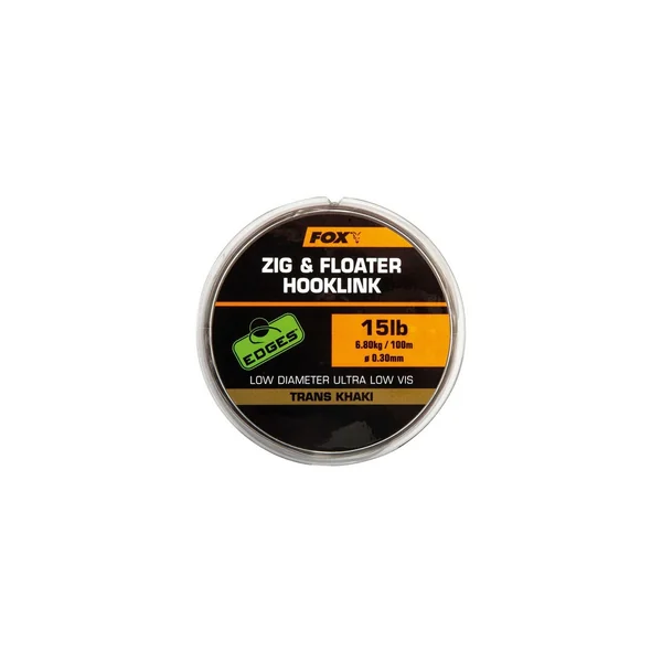 Fox zig floater hooklink 0.26mm 10lb 100m
