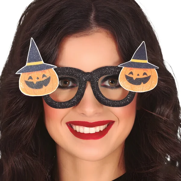Gafas de calabazas sonrientes