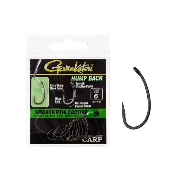 Gamakatsu g-carp hump back nº 2 10 uds.