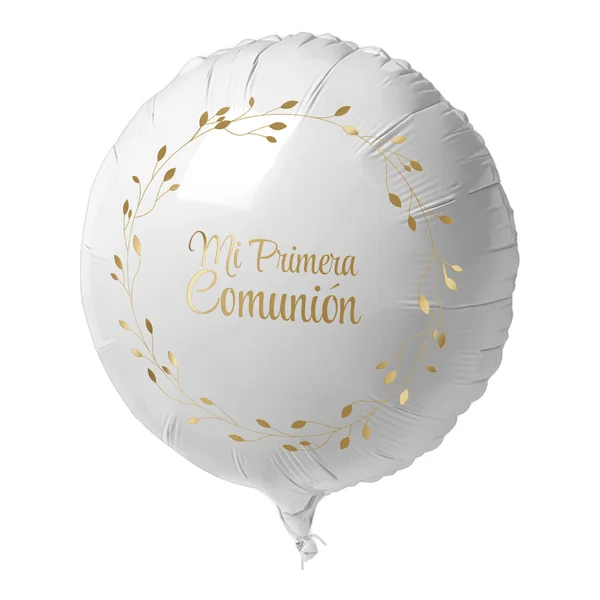 Globo de Comunión Ramas Doradas de 45 cm
