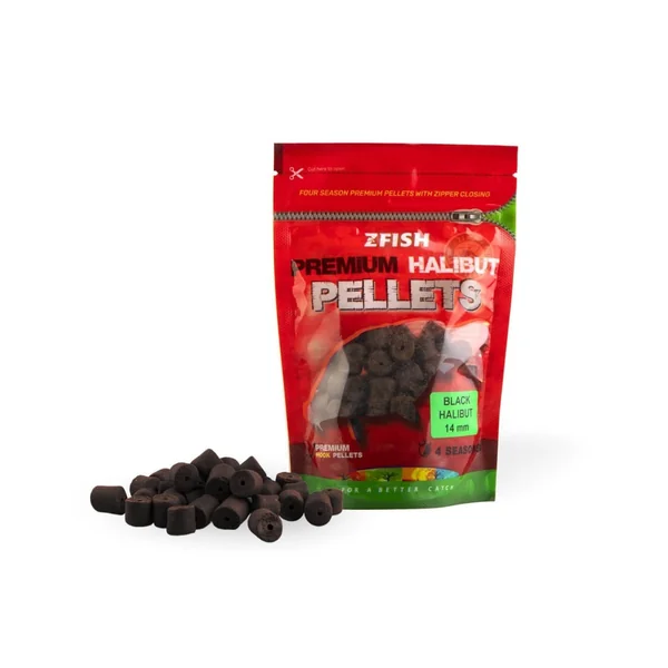 Hook Pellets Zfish Premium Black Halibut 14 mm