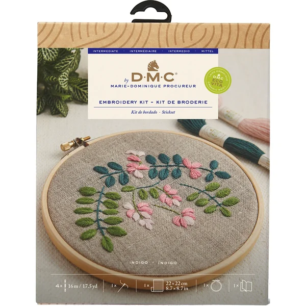Kit de bordado - Índigo - DMC - Imagen 2