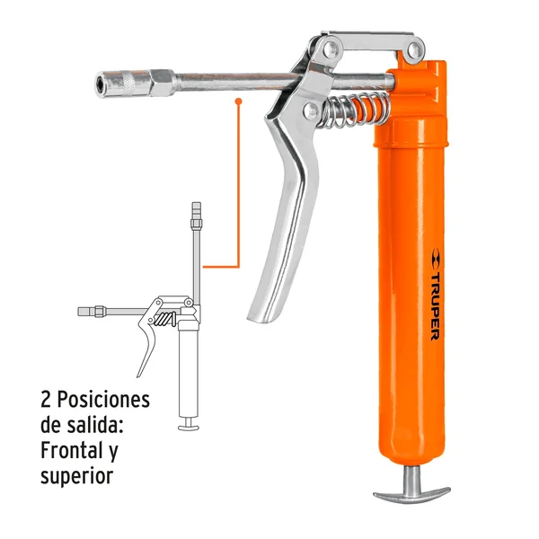 MINI INYECTOR DE GRASA 3 OZ, 3000 PSI, TRUPER - Imagen 3