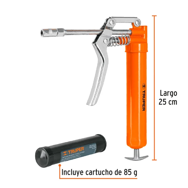 MINI INYECTOR DE GRASA 3 OZ, 3000 PSI, TRUPER - Imagen 4