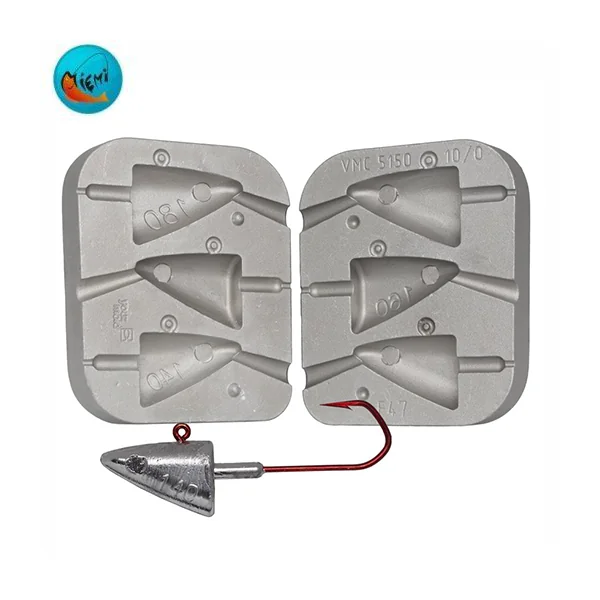 Molde Plomos Jig Cabeza De Pez M47P