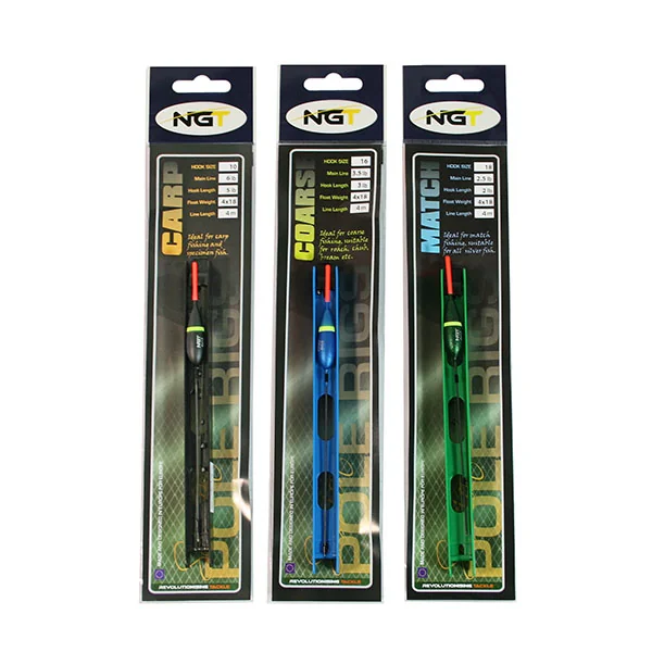 NGT Pole Rigs Carp 10pcs - Imagen 2