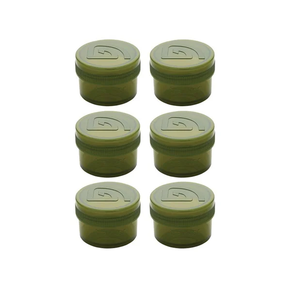 Pack de 6 botes para cebos Trakker M