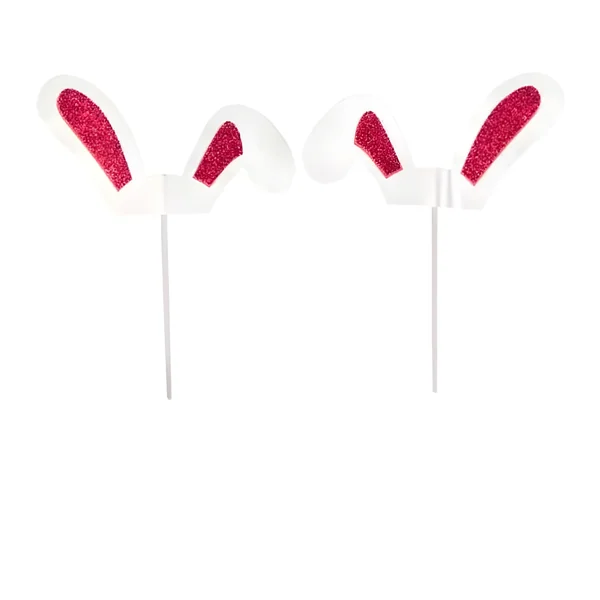 Picks para cupcakes de conejitos - 24 unidades