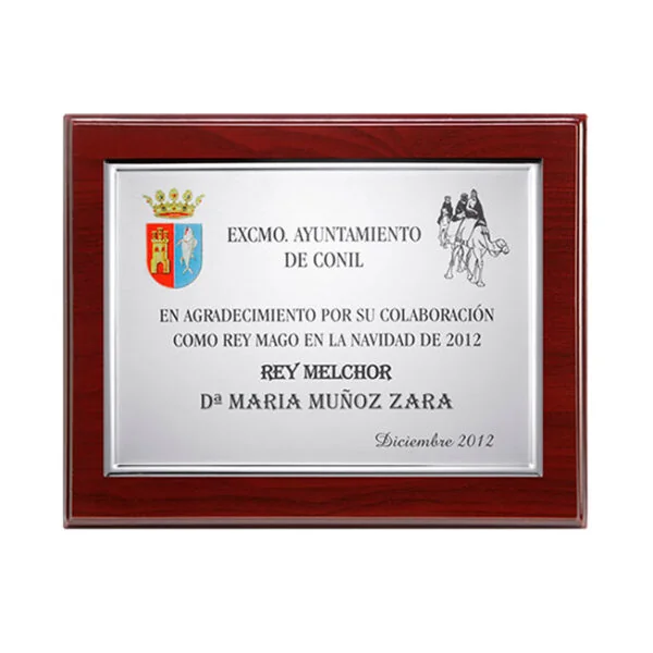 Placa homenaje F-532. Disponibles 3 tamaños