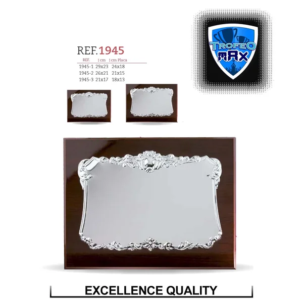 PLACA HOMENAJE REF. 1945