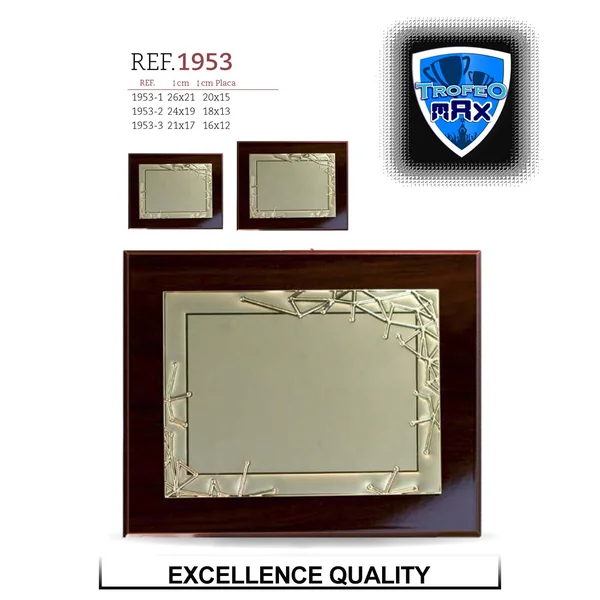 PLACA HOMENAJE REF. 1953