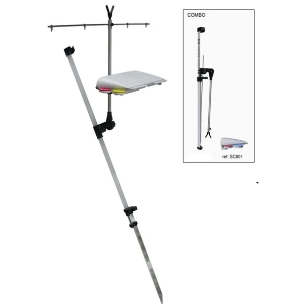 SOPORTE PERCHA BANDEJA ADC SURFCASTING RS412 COMPETICION