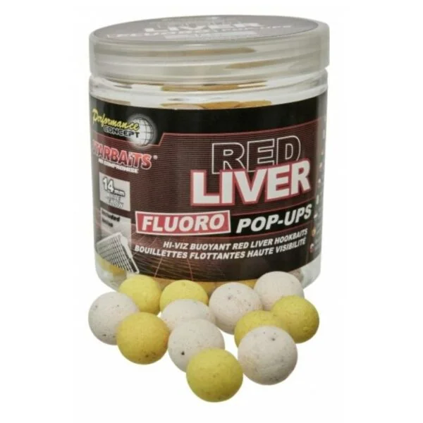 STARBAITS POP UP 14MM RED LIVER - La Casa del Pescador