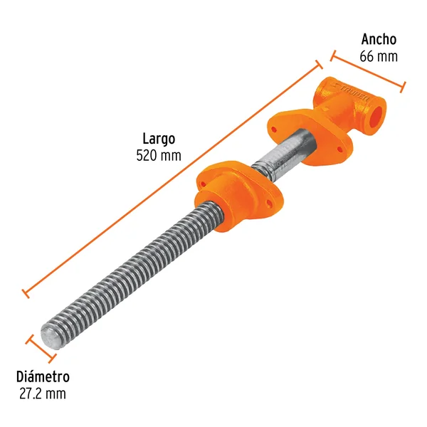 TORNILLO DE CARPINTERO 16', TRUPER - Imagen 2