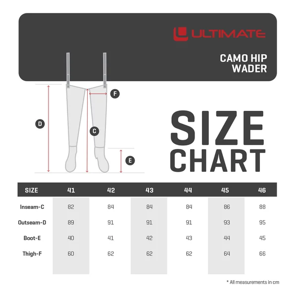 Ultimate Camo Hip Wader - 45